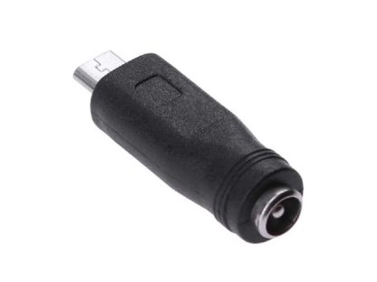 Переходник (гнездо)5.5x2.1 => (штекер)microUSB