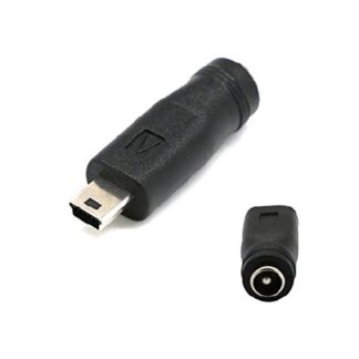 Переходник (гнездо)5.5x2.1 => (штекер)miniUSB