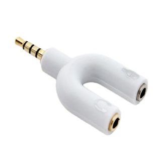 Переходник Jack 3.5 4 pin - 2 Jack 3.5(гнездо) KY-148 раздельный наушники + микрофон