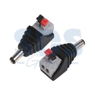 Разъем 5.5x2.1 (штекер) => 2 зажима "+" и "-" H152