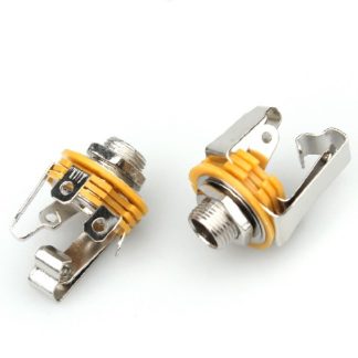 Терминал Jack 6.3(гнездо)  металл на корпус (43-015)