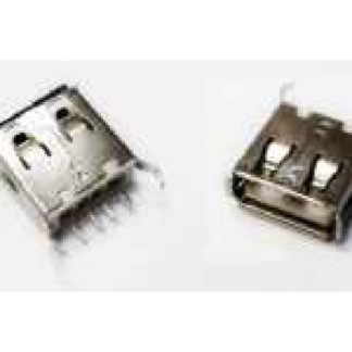 Терминал USB A(гнездо) (выводы прямые)