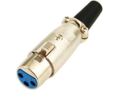 Разъем CANON XLR(гнездо) микрофонный металл