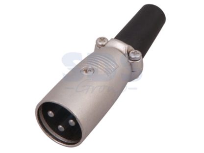 Разъем CANON XLR(штекер) микрофонный металл (45-001)