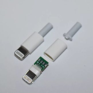 Разъем iPhone (штекер)  8pin на кабель (06-041)