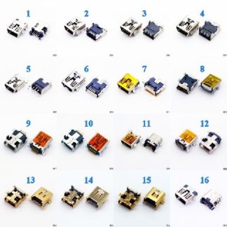 Разъем MiniUSB системный разъем ассортимент