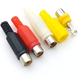 Разъем RCA (гнездо) красный