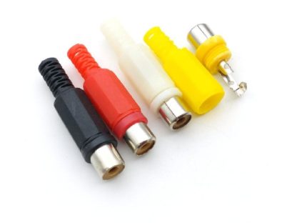 Разъем RCA (гнездо) красный