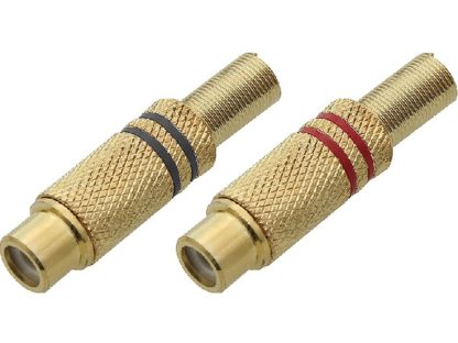 Разъем RCA (гнездо) Gold