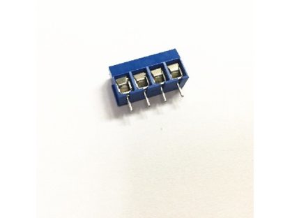Клеммник GS001S-5.0-04P 4 контакта - синий
