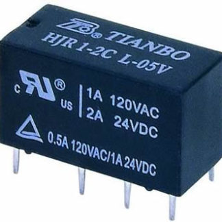 Реле HJR1-2C-L 12VDC-2А конт.2C (Tianbo)(26445) электромагнитное
