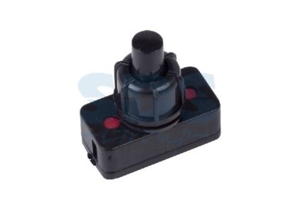Выключатель-кнопка 250V 2А (2с) ON-OFF  белый (для настольной лампы)
