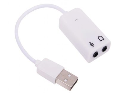 Внешняя звуковая карта 7.1 (usb => выход на микрофон+наушники) (pca01=SF-710=Z10)