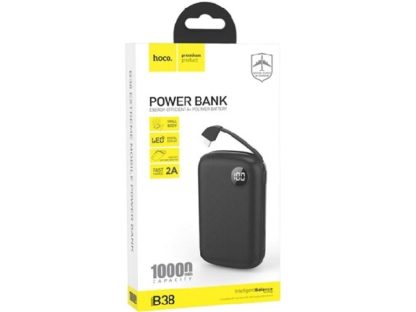 Внешний АКБ Power Bank 10000mAh (HOCO BK38)  (черный), , шт