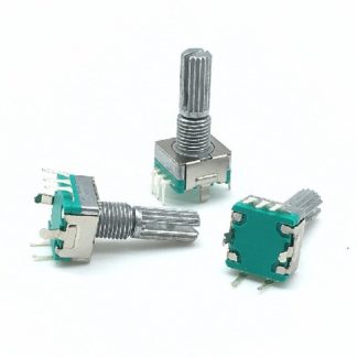 Энкодер 30 положений на оборот,вал 12мм, 3pin+2pin (EC11) с выключением