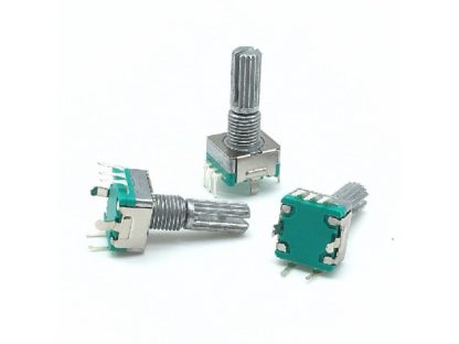Энкодер 30 положений на оборот,вал 12мм, 3pin+2pin (EC11) с выключением