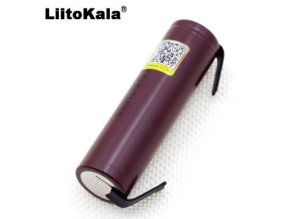 Аккумулятор 18650 3.7v 3000mAh LiitoKala HG2 разряд 20А до 30mOm
