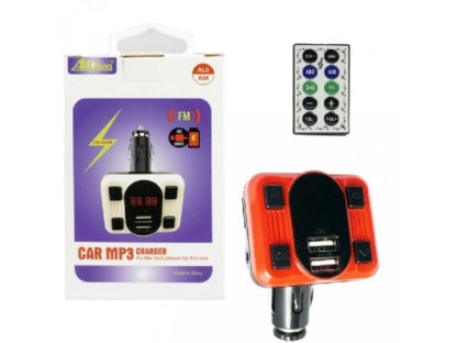 FM модулятор (трансмиттер) Alison A06 Пульт + 2xUSB