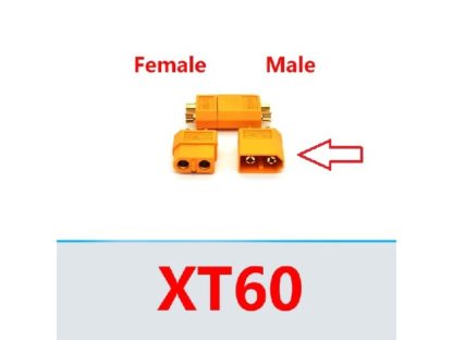 XT60 штекер, Разъем питания 2pin на кабель