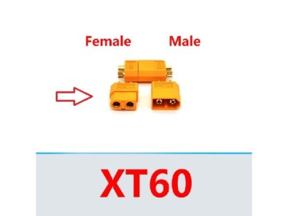 XT60 гнездо, Разъем питания 2pin на кабель