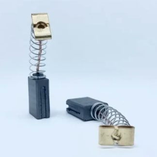 Щетки электроугольные 6mm x 12mm x 16mm (цена за пару)пружина,клеммы,уши вверх для китайских перфораторов Электроприбор,Энергомаш,Штурм
