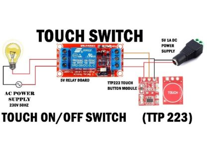 сенсор-кнопка TTP 223 TOUCH