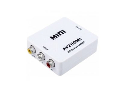 Конвертер 3xRCA(гнездо) - HDMI(гнездо) H124 AV2HDMI активный, блок питания НЕ в комплекте