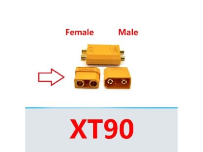 XT90 гнездо, Разъем питания 2pin на кабель