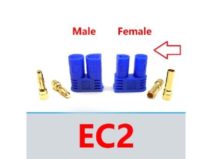 EC2 гнездо, Разъем питания 2pin на кабель