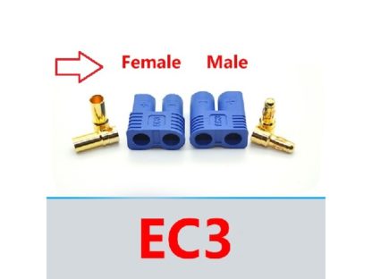 EC3 гнездо, Разъем питания 2pin на кабель