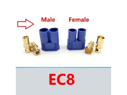EC8 штекер, Разъем питания 2pin на кабель