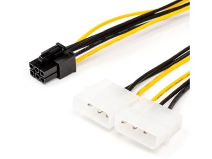 Переходник 6pin — 2х Molex компьютерный