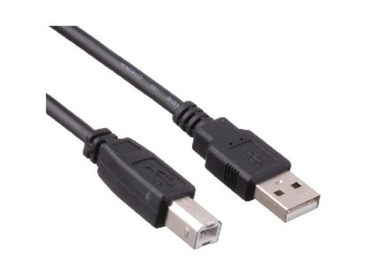 Кабель USB A(штекер) — USB B(гнездо) для принтера 1м