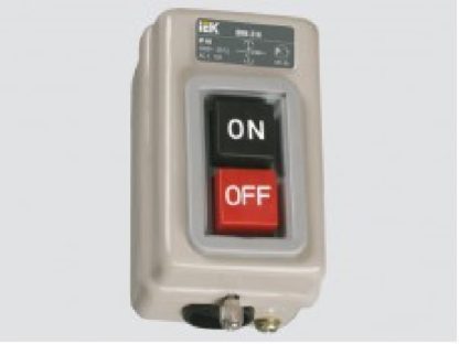 Выключатель BS211B (945-131i) (380V, 10A, 1,5kW) для бетономешалок,промстанков и др.