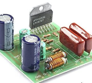 Печатная плата PCB117(УНЧ Hi-Fi LM1876) под сборку