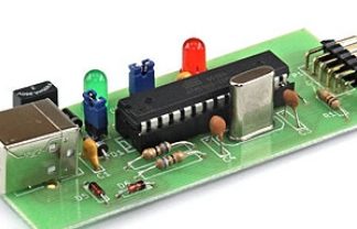 Печатная плата PCB119(программатор для Atmel USBasp совместимый) под сборку