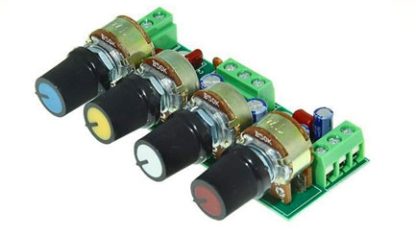 Печатная плата PCB127(активный фильтр сабвуфера) под сборку