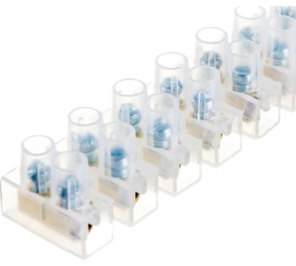 Клеммная колодка винтовая KВ-6 (2,5-6 мм?), ток 6 A, полиэтилен белый (ЗВИ) REXANT