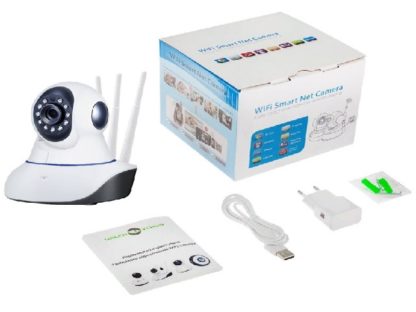 Видеокамера IP 2MP IPC-V380-Q5Y-1 100W (1920X1080P,3,6mm,пластик)