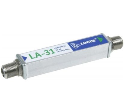 Усилитель ант. на F-разъемах "Locus" 1-69кан. 30db LA-31(LA30V12)