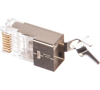 Разъем 8P8C (RJ45) CAT6e в экране,со вставкой