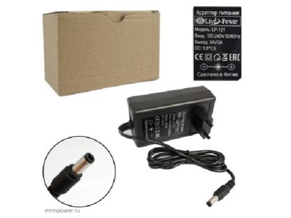 24V 2A (5,5*2,5) для литиевых сборок LP121 с контроллером заряда