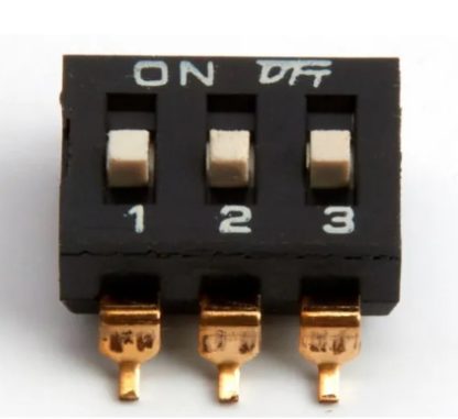 Переключатель Daier SWD4-3 (DM-03) SMD 3-х позиционный, шаг 2,54 (18136)