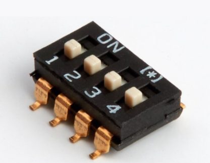 Переключатель Daier SWD4-4 (DM-04) SMD 4-х позиционный, шаг 2,54 (18137)
