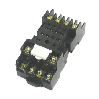 PYF14B (колодка для реле HLS-4453(18F)-4) (27428) на DIN-рейку