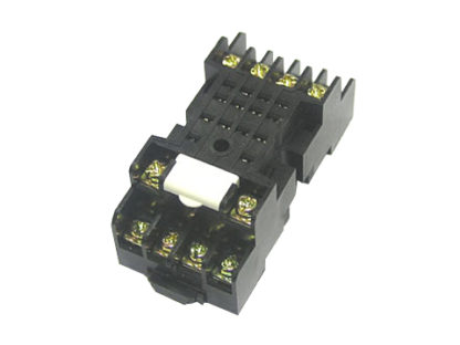PYF14B (колодка для реле HLS-4453(18F)-4) (27428) на DIN-рейку