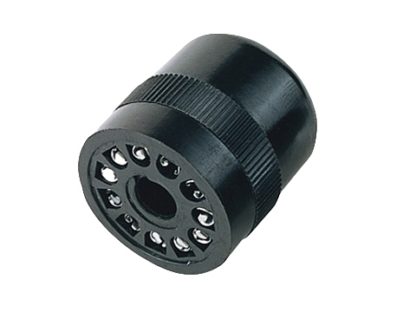 US-11 (колодка для реле HLS-MK3P) (27434) без фиксатора на DIN-рейку
