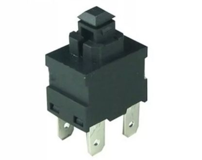 Выключатель кнопочный SC-7097п, с фиксацией,21x15mm,220v,4pin,для пылесоса