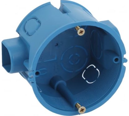 Коробка монтажная 68х45 стык синяя