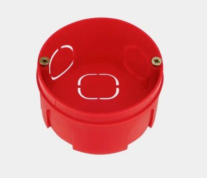 Коробка монтажная 68х45 без стык красная